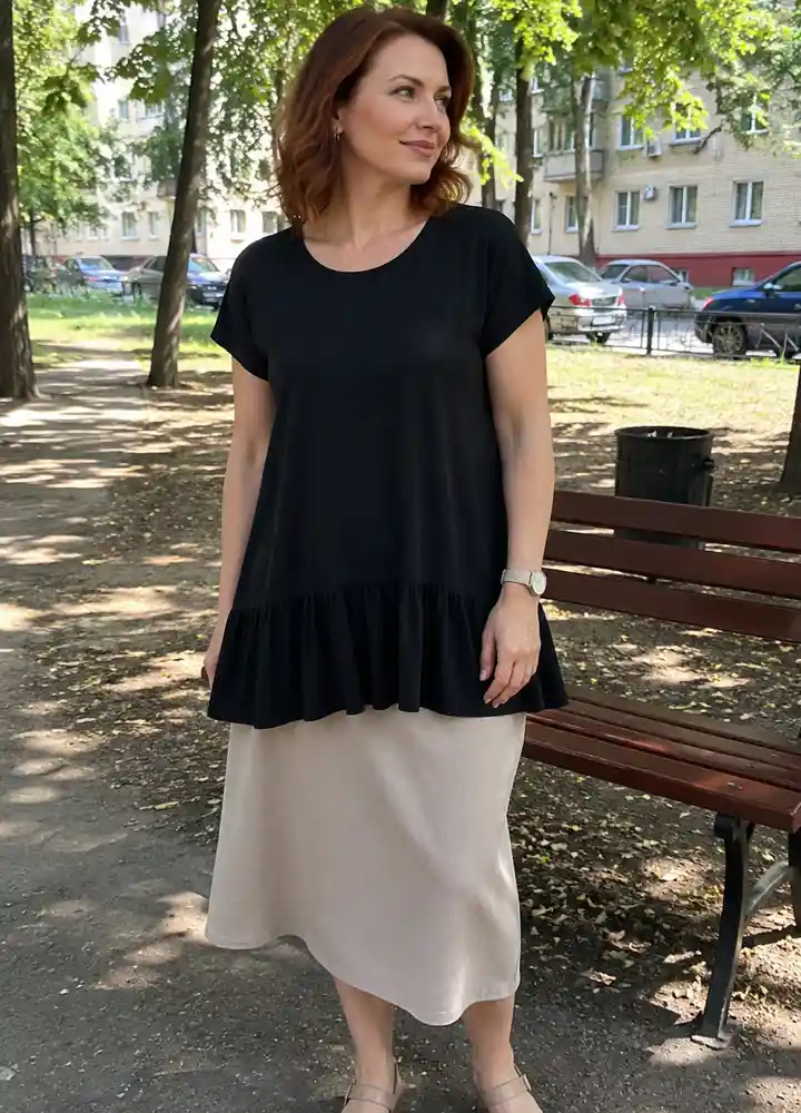 Фото покупниці у туніці